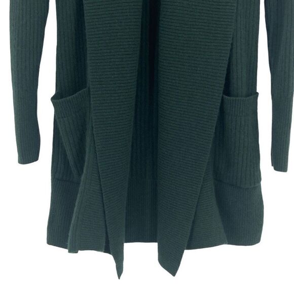 Lauren Ralph Lauren 100% Cashmere Belted Cardigan Sweater Green XS - Picture 4 of 8